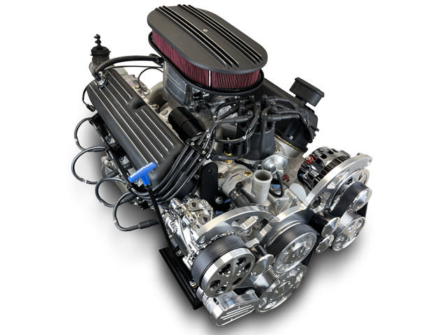 BluePrint Engines Ford Small Block Compatible 302 C.I. Standard Edition - TKX Manual Transmission - Polished Pulley Kit - Fuel Injected