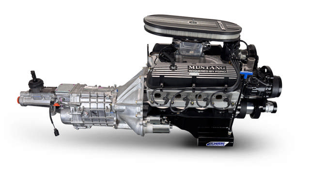 BluePrint Engines Ford Small Block Compatible 347 C.I. Mustang Edition - TKX Manual Transmission - Black Pulley Kit - Fuel Injected