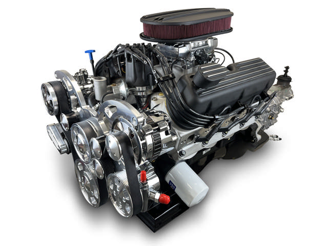 BluePrint Engines Ford Small Block Compatible 347 C.I. Standard Dressed - TKX Manual Transmission - Polished Pulley Kit - Fuel Injected