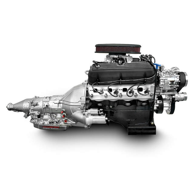 BluePrint Engines Ford Small Block Compatible 347 C.I. Mustang Edition - 4R70W Automatic Transmission - Polished Pulley Kit - Carbureted