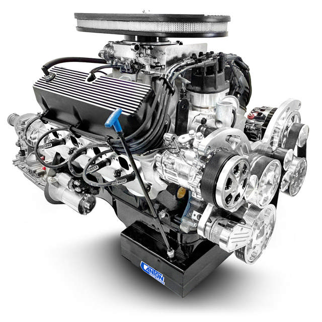 BluePrint Engines Ford Small Block Compatible 427 C.I. Cobra Edition - TKX Manual Transmission - Polished Pulley Kit - Fuel Injected