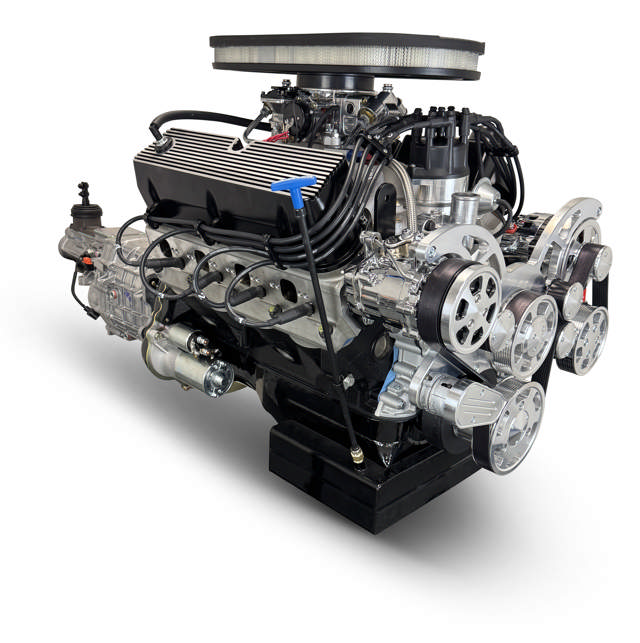 BluePrint Engines Ford Small Block Compatible 427 C.I. Cobra Edition - TKX Manual Transmission - Polished Pulley Kit - Carbureted