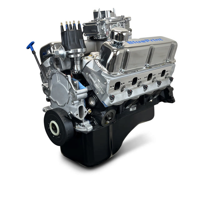 BluePrint Engines Ford Small Block Compatible 347 C.I. Base Dressed - Front Sump Oil Pan - Carbureted