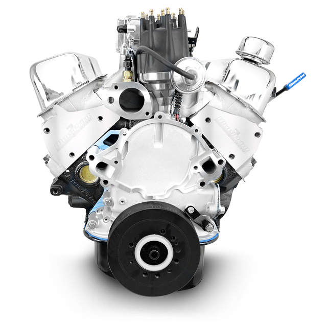 BluePrint Engines Ford Small Block Compatible 347 C.I. Base Dressed - Rear Sump Oil Pan - Fuel Injected