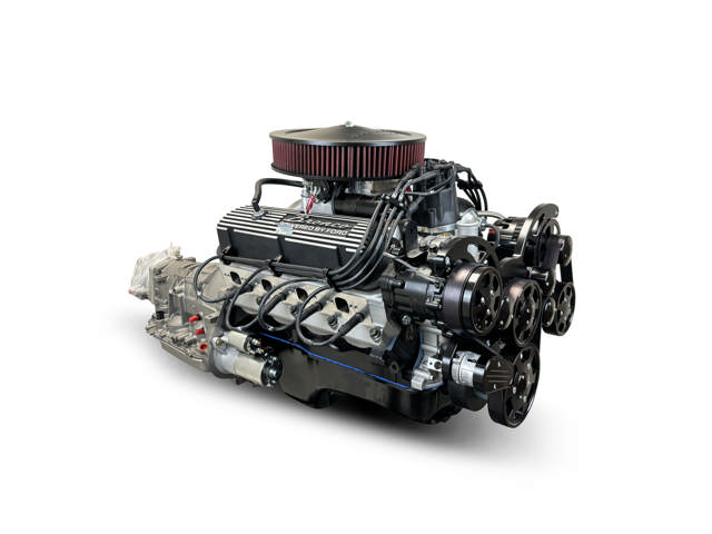 BluePrint Engines Ford Small Block Compatible 302 C.I. Bronco Edition - 4R70W Automatic Transmission - Black Pulley Kit - Carbureted