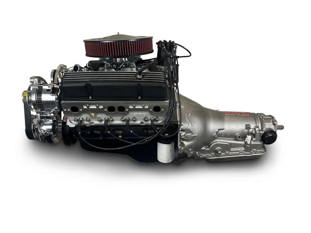 BluePrint Engines GM Small Block Compatible 383 C.I. Standard Edition - 700R4 Automatic Transmission 4WD Ready - Polished Pulley Kit - Fuel Injected