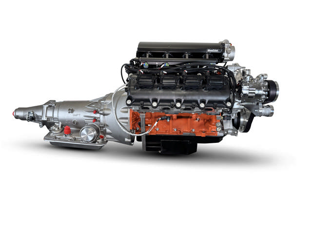 BluePrint Engines Chrysler Hemi Compatible 426 C.I. Standard Edition - 4L65/70E Automatic Transmission - Polished Pulley Kit - Fuel Injected