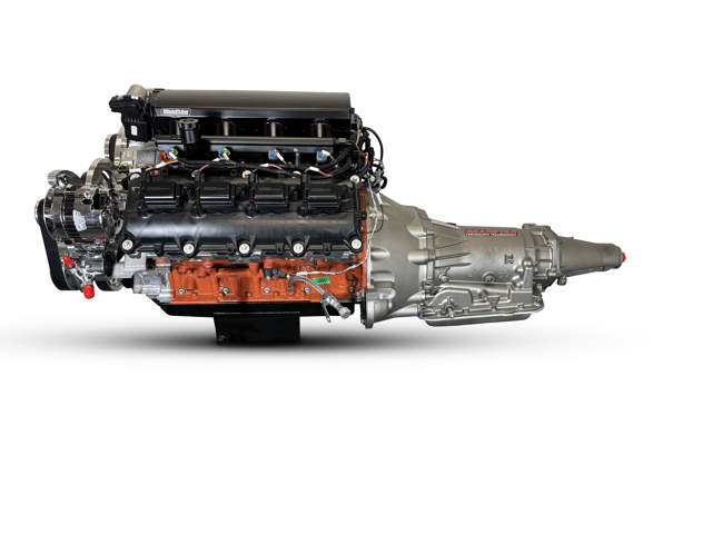 BluePrint Engines Chrysler Hemi Compatible 426 C.I. Standard Edition - 4L65/70E Automatic Transmission - Polished Pulley Kit - Fuel Injected