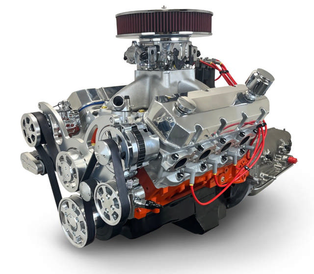 BluePrint Engines GM Big Block Compatible 632 C.I. Standard Edition - 4L80E Automatic Transmission - Polished Pulley Kit - Carbureted