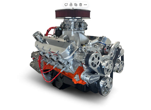 BluePrint Engines GM Big Block Compatible 632 C.I. Standard Edition - 4L80E Automatic Transmission - Polished Pulley Kit - Carbureted