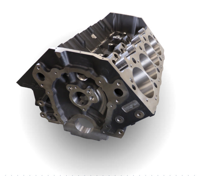 Ductile Cast Main Caps, 10.200 Deck x 4.600 Bore, 2-Piece Seal, SIAM, GM Big Block Compatible Bare Block