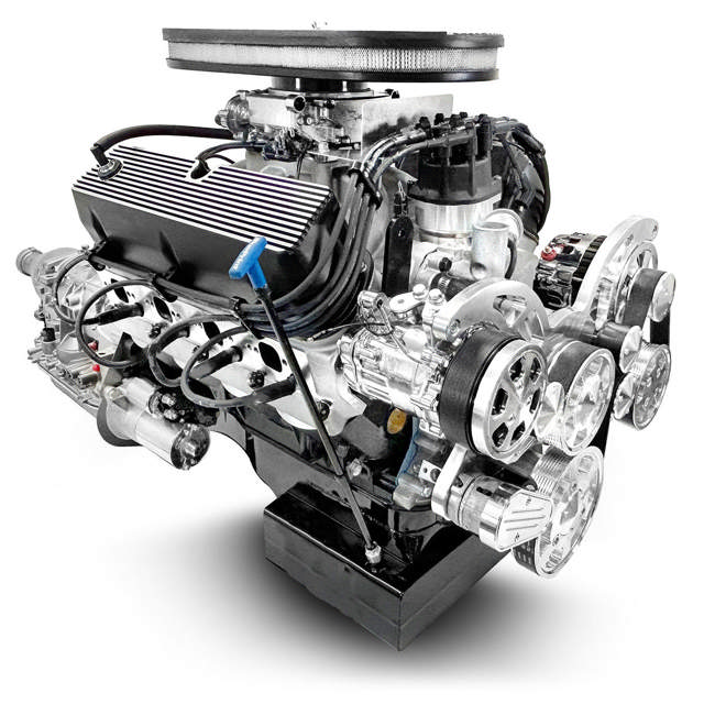 BluePrint Engines Ford Small Block Compatible 427 C.I. Cobra Edition - 4R70W Automatic Transmission - Polished Pulley Kit - Fuel Injected