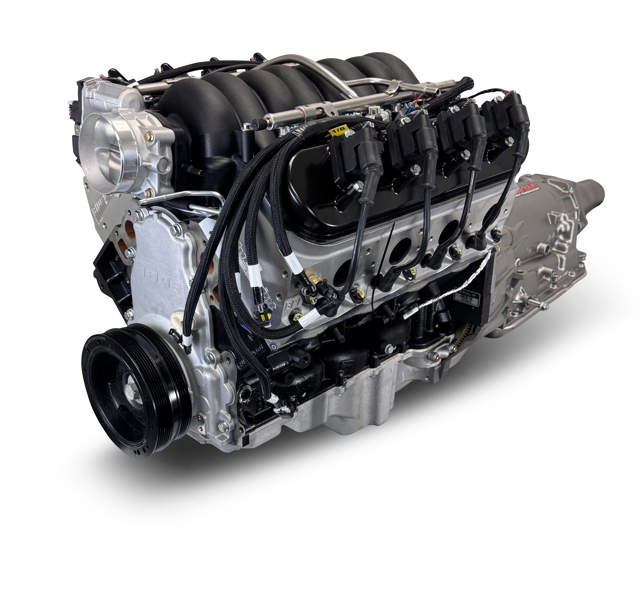 BluePrint Engines GM LS Compatible 376 c.i. Engine and 4L65/70E Automatic Transmission - 530 Horsepower - Standard Edition Builder Series - Holley Terminator X EFI System