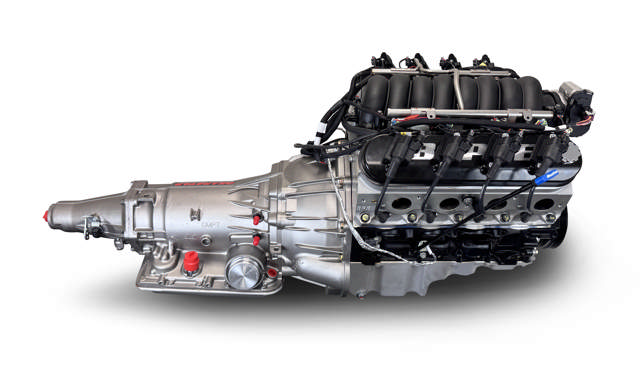 BluePrint Engines GM LS Compatible 376 c.i. Engine and 4L65/70E Automatic Transmission - 530 Horsepower - Standard Edition Builder Series - Holley Terminator X EFI System