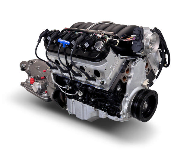 BluePrint Engines GM LS Compatible 376 c.i. Engine and 4L65/70E Automatic Transmission - 530 Horsepower - Standard Edition Builder Series - Holley Terminator X EFI System