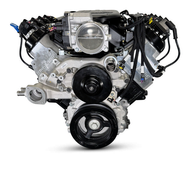 BluePrint Engines GM LS Compatible 376 c.i. Engine and 4L65/70E Automatic Transmission 4WD Ready - Truck Edition Builder Series - Holley Terminator X EFI System