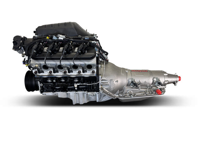 GM LS Compatible 376 c.i. Engine and 4L80E Automatic Transmission - Standard Edition Builder Series - Holley Terminator X EFI