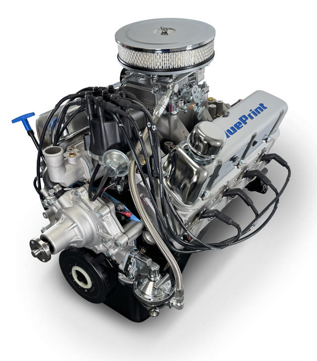 BluePrint Engines Ford Small Block Compatible 302 C.I. Deluxe Dressed - Front Sump Oil Pan - Cruiser - Carbureted