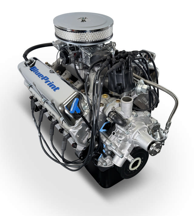 BluePrint Engines Ford Small Block Compatible 302 C.I. Deluxe Dressed - Front Sump Oil Pan - Cruiser - Carbureted