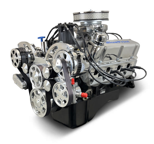 BluePrint Engines Ford Small Block Compatible 302 C.I. Deluxe Dressed - Front Sump Oil Pan - Cruiser - Polished Pulley Kit - Fuel Injected