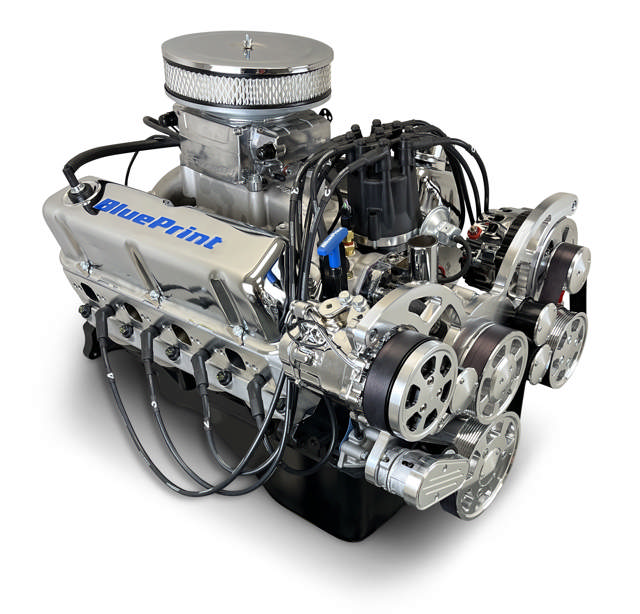 BluePrint Engines Ford Small Block Compatible 302 C.I. Deluxe Dressed - Front Sump Oil Pan - Cruiser - Polished Pulley Kit - Fuel Injected
