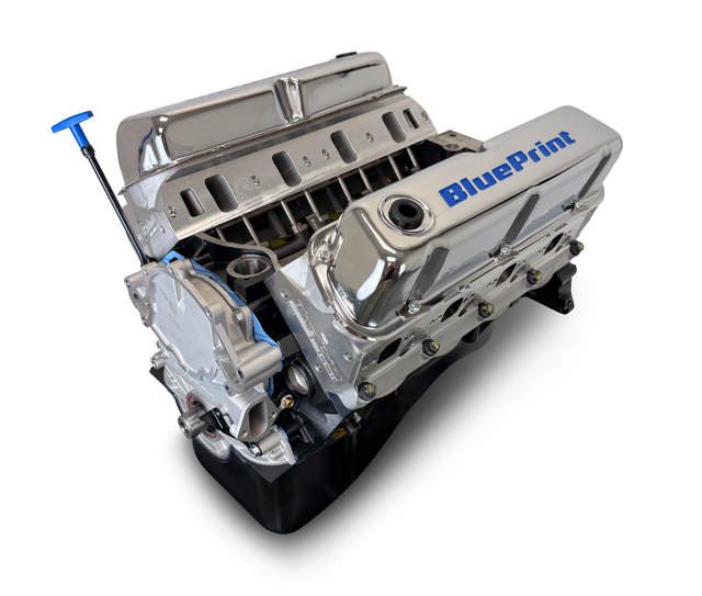 BluePrint Engines Ford Small Block Compatible 347 C.I. Long Block - Front Sump Oil Pan