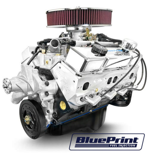 BluePrint Engines GM Small Block Compatible 383 c.i. Engine - 436 Horsepower - Deluxe Dressed - BluePrint Engines Calibrated ECU