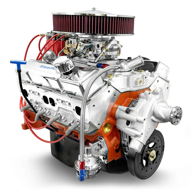 BluePrint Engines GM Small Block Compatible 400 c.i. Engine - 500 Horsepower - Deluxe Dressed - Carbureted