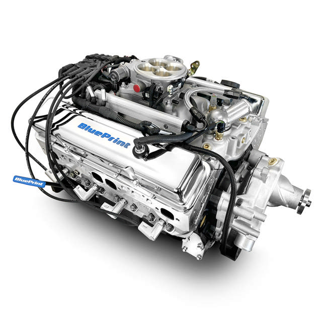 BluePrint Engines GM Small Block Compatible 400 c.i. Engine - 500 Horsepower - Deluxe Dressed - Multi-Port Fuel Injected