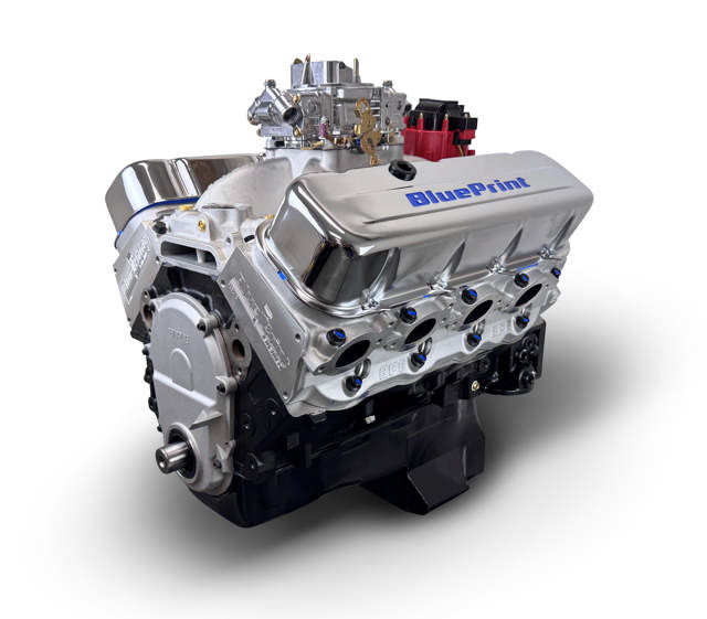 BluePrint Engines GM Big Block Compatible 496 c.i. Engine - 600 Horsepower - Base Dressed - Carbureted
