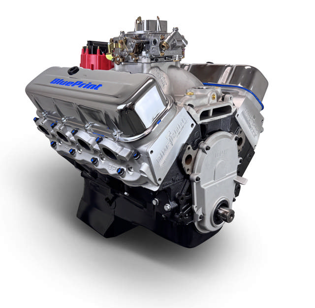 BluePrint Engines GM Big Block Compatible 496 c.i. Engine - 600 Horsepower - Base Dressed - Carbureted
