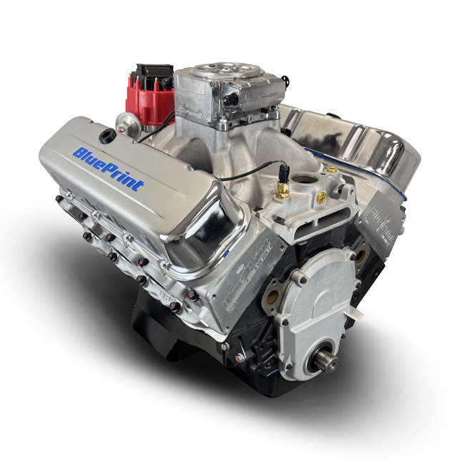 BluePrint Engines GM Big Block Compatible 496 c.i. Engine - 600 Horsepower - Base Dressed - Fuel Injected