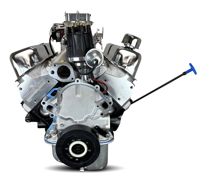 BluePrint Motorsports Ford Small Block Compatible 347 c.i. Engine - 415 Horsepower - Base Dressed - Rear Sump - Carbureted