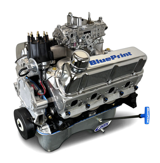 BluePrint Motorsports Ford Small Block Compatible 347 c.i. Engine - 415 Horsepower - Base Dressed - Rear Sump - Carbureted