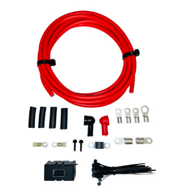 Alternator, Charging Kit 6GA w/200 Amp Fuse 12 ft. Wire
