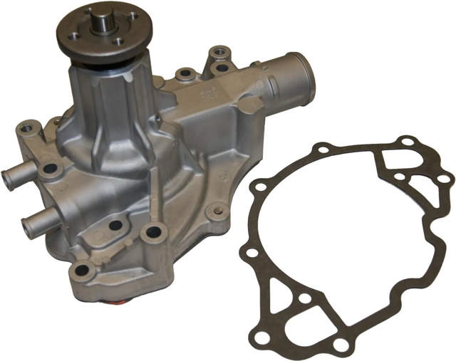 Aluminum Mechanical Water Pump - Ford SB 289/302/351W - Driver Side - Standard Rotation - Satin