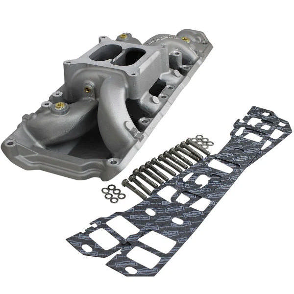 BluePrint Engines SBF 302 Intake Manifold Kit - Dual Plane - Aluminum - Natural - Square Bore - Ford - Small Block 302