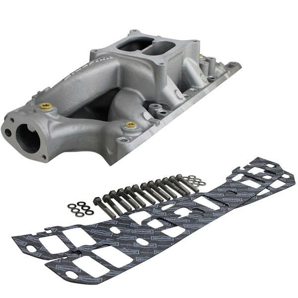 BluePrint Engines SBF 302 Intake Manifold Kit - Dual Plane - Aluminum - Natural - Square Bore - Ford - Small Block 302