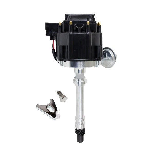 HEI Distributor - Chevy SB/BB - V8 Engine - 65K Volt Coil - Black Cap