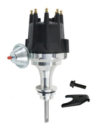 Chrysler 273-360 c.i. SB Compatible Pro-Series Ready to Run Distributor - Black Cap