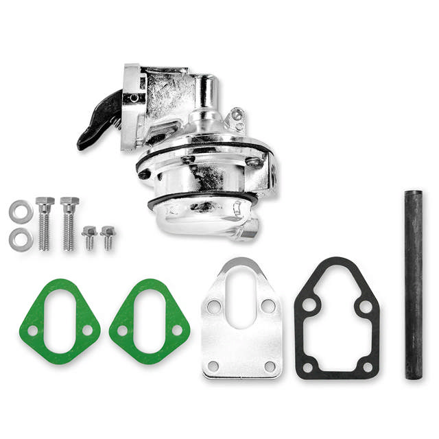 Mechanical Fuel Pump - Chevy SB 262-400 - V8 Engine - 2 Valve - 80 GPH - 6 PSI - 3/8