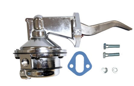 Mechanical Fuel Pump - Chrysler SB 273-360 - V8 Engine - 2 Valve - 80 GPH - 6 PSI - 1/4