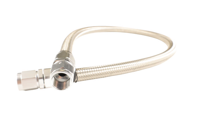 Carburetor to Pump Hose, Braided Stainless, Universal, 6AN, 30-inch, Assembled