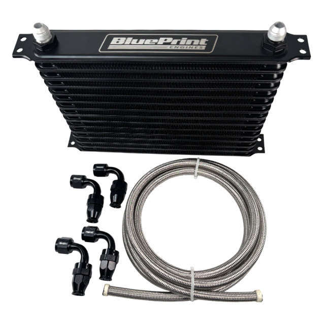 BluePrint Engines 15 Row ZF Transmission Cooler w/ 8AN fittings