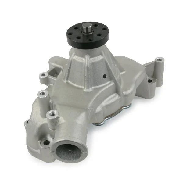 Aluminum Mechanical Water Pump - Chevy BB - Long - Standard Rotation - Satin