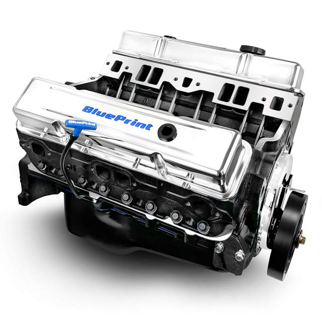 BluePrint Engines GM Small Block Compatible 350 C.I. Long block - 50 State Legal 80'-88'