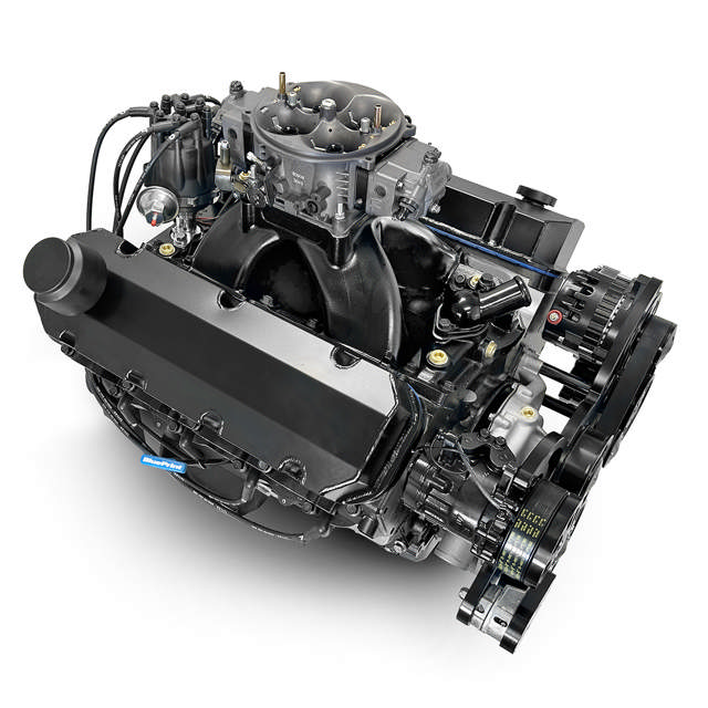 BluePrint Engines GM Big Block Compatible 632 c.i. Pro Series Engine - 815 Horsepower - Blackout Reaper Edition - Deluxe Dressed - Black Pulley Kit - Fuel Injected