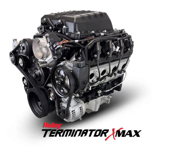 BluePrint Engines GM LS Compatible 427 c.i. Pro Series Engine - 800 Horsepower - Deluxe Dressed - Natural Pulley Kit - Holley Terminator X EFI System