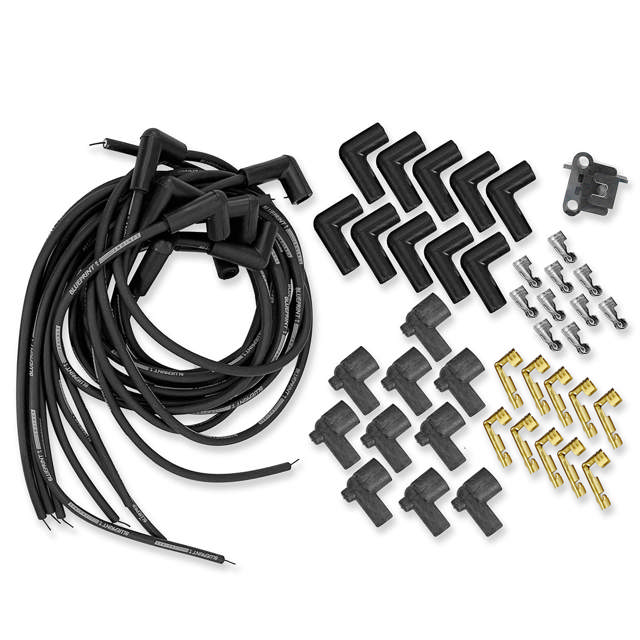 8mm Spark Plug Wire Set - 90 Degree Boots - Small Block Chevy