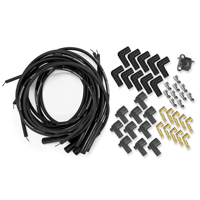 8mm Spark Plug Wire Set - 180 Degree Boots - Small Block Mopar and Ford